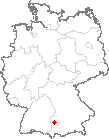 Karte Thannhausen, Schwaben